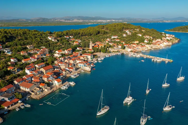 Prvić Luka harbour village